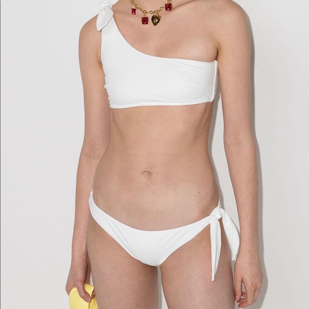 Zimmermann Peggy one shoulder bikini sz 1/S